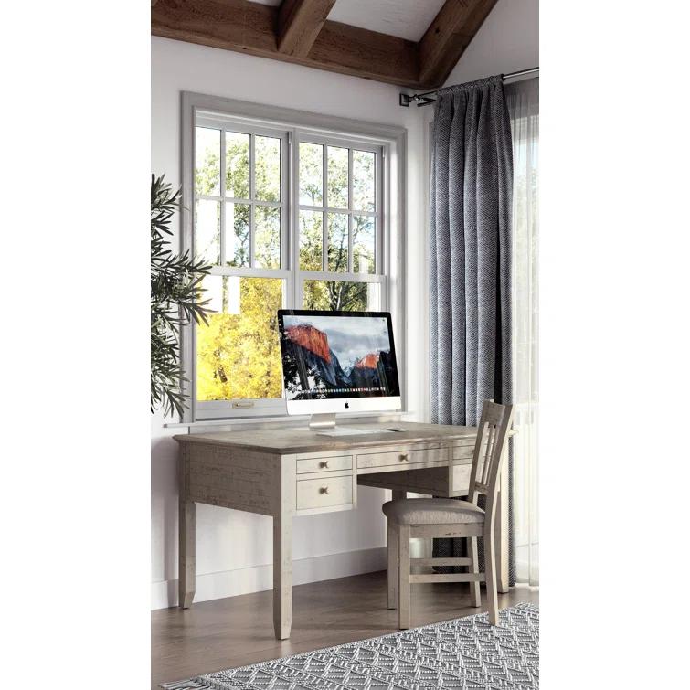 Jofran Rustic Shores Coastal Style Upholstered Desk Chair