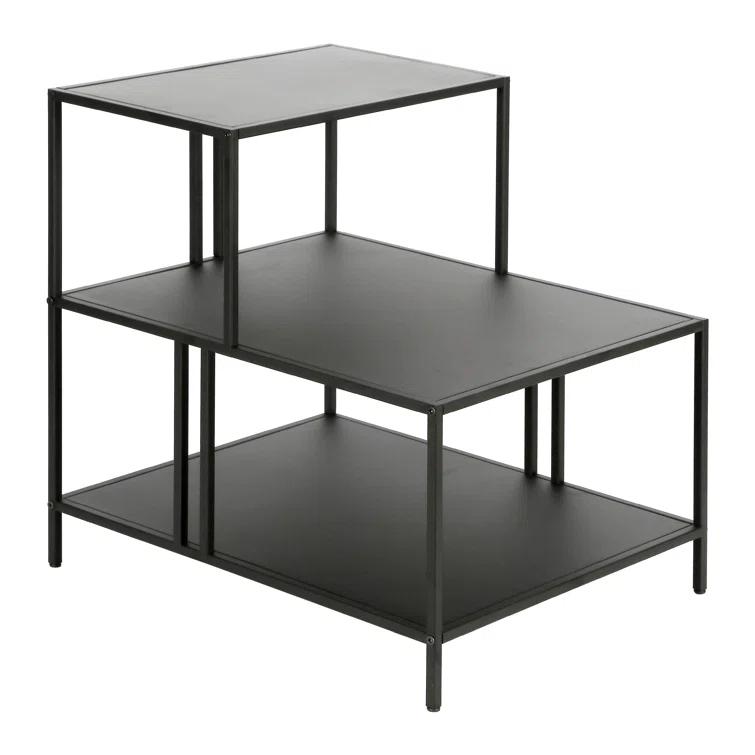 Jamora Stainless Steel Top End Table