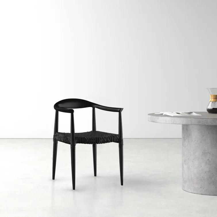 Kazbah Leather Dining Arm Chair