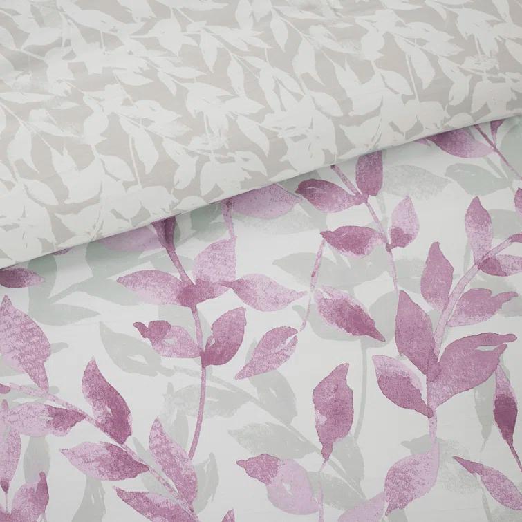 Madison Park Essentials Sofia Microfiber Reversible Comforter Set with Bed Sheets