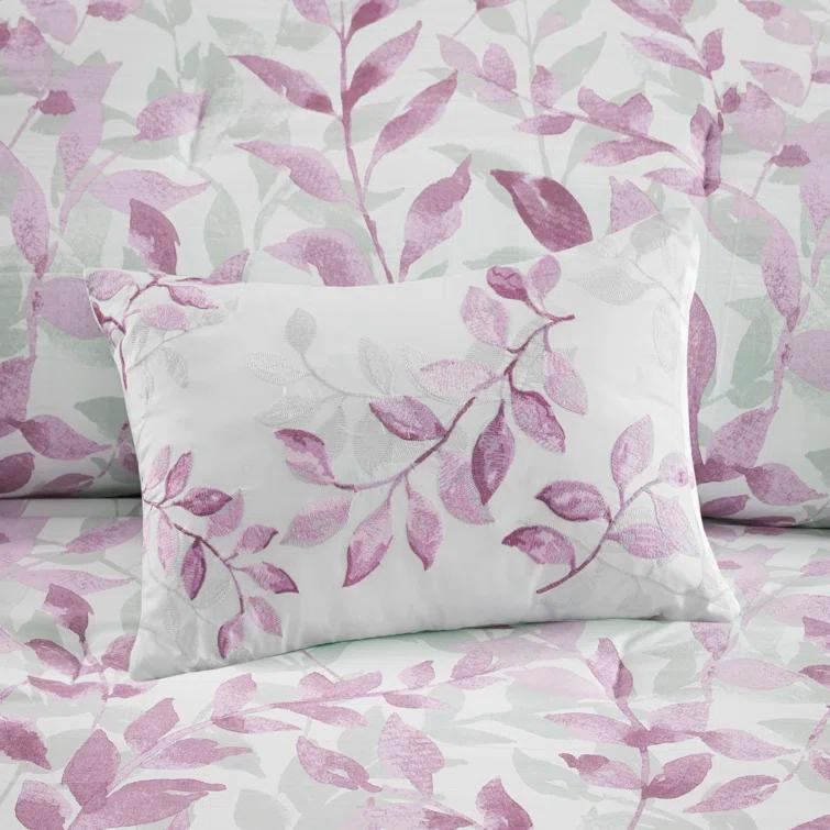 Madison Park Essentials Sofia Microfiber Reversible Comforter Set with Bed Sheets
