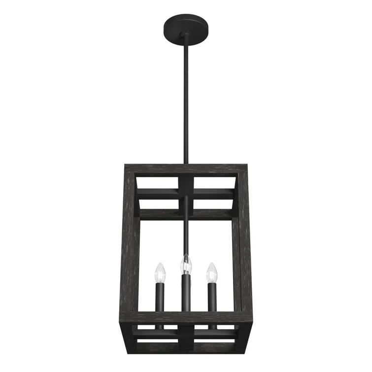Squire Manor 4 - Light Lantern Rectangle Chandelier