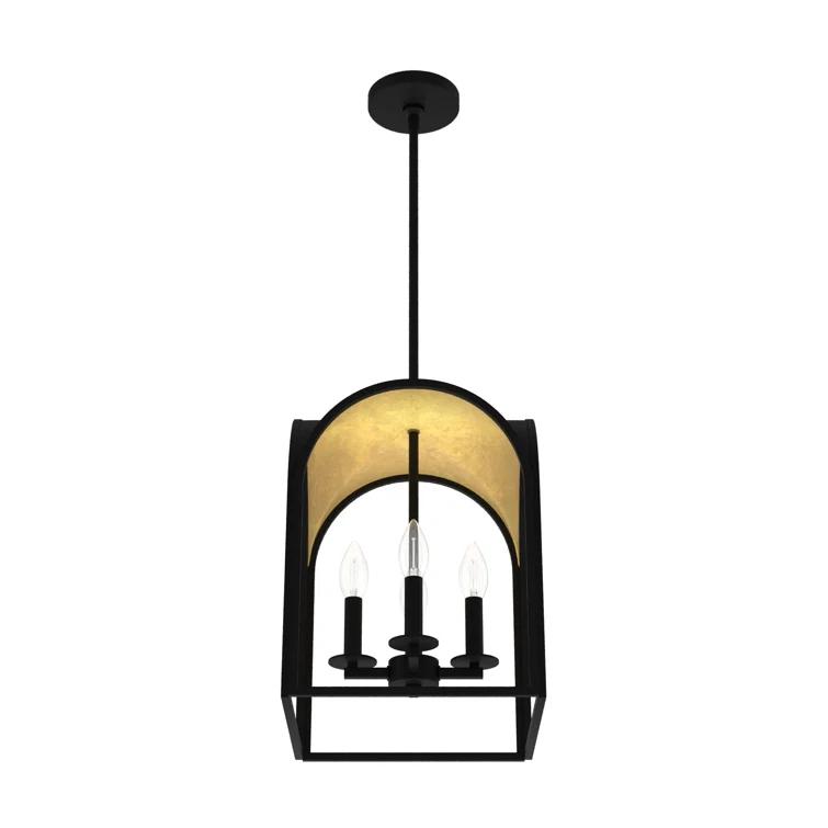 Hunter Fan Dukestown 4 - Light Lantern Geometric Chandelier