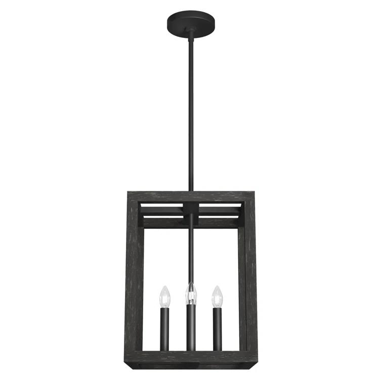 Squire Manor 4 - Light Lantern Rectangle Chandelier
