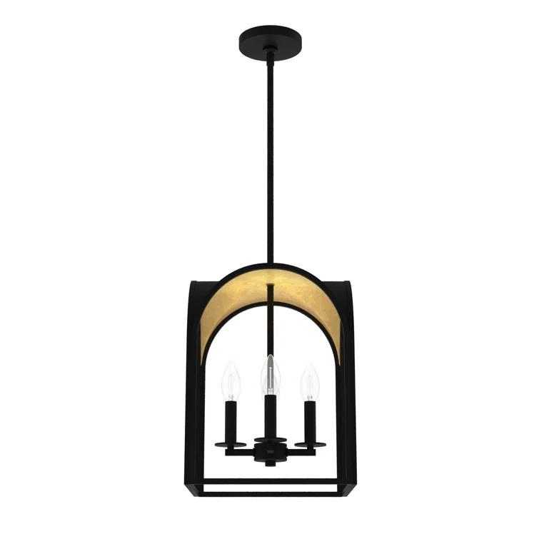 Hunter Fan Dukestown 4 - Light Lantern Geometric Chandelier