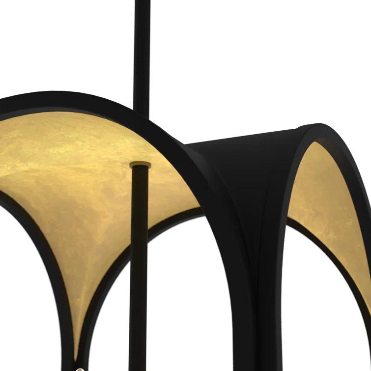 Hunter Fan Dukestown 4 - Light Lantern Geometric Chandelier