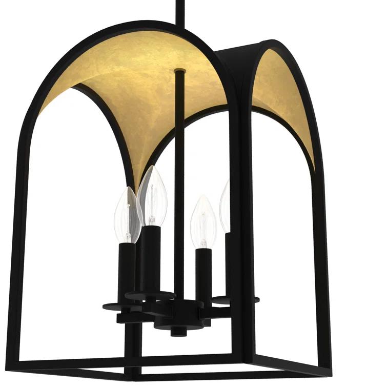 Hunter Fan Dukestown 4 - Light Lantern Geometric Chandelier