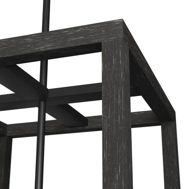 Hunter Fan Squire Manor 4 - Light Lantern Rectangle Chandelier