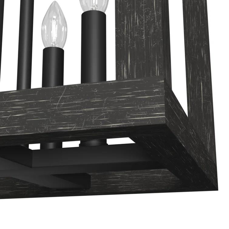 Squire Manor 4 - Light Lantern Rectangle Chandelier