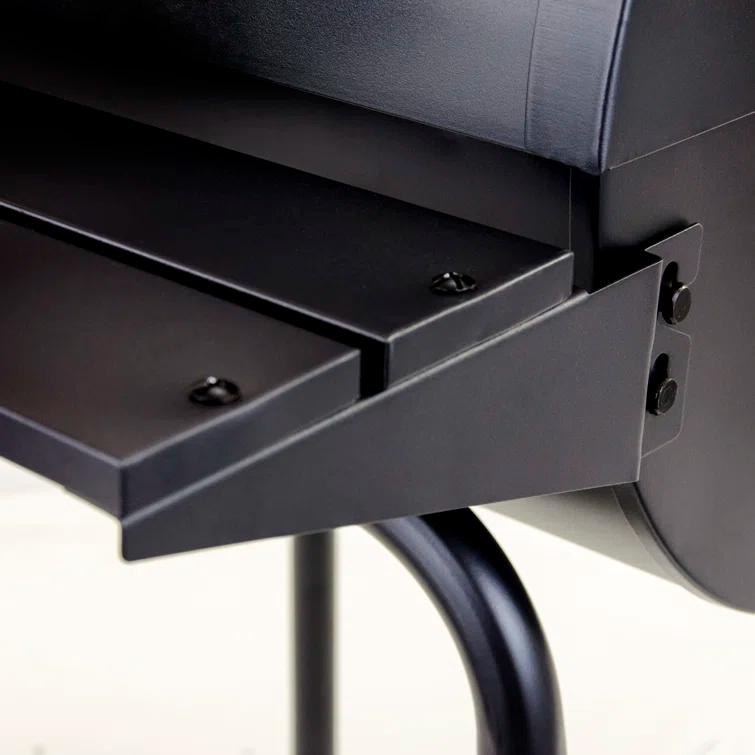 Charbroil American Gourmet 625 Barrel Charcoal Grill with Side Shelves