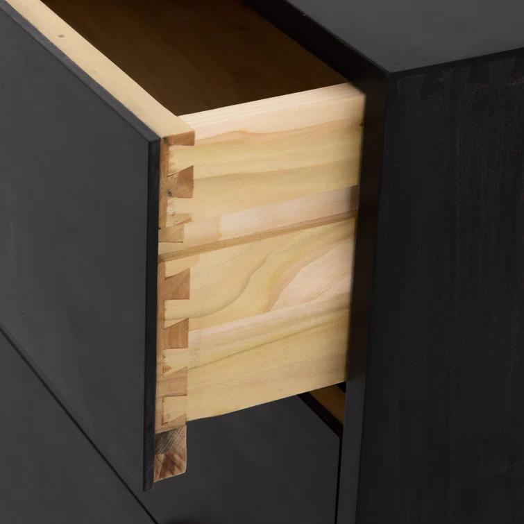 Rosamonde 7-Drawer Dresser - Black