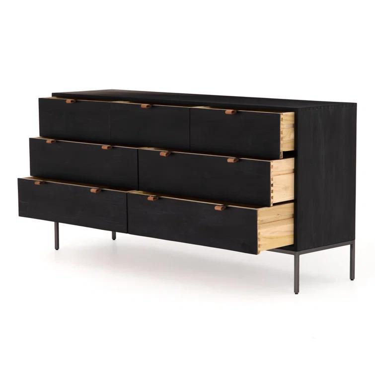 Rosamonde 7-Drawer Dresser - Black