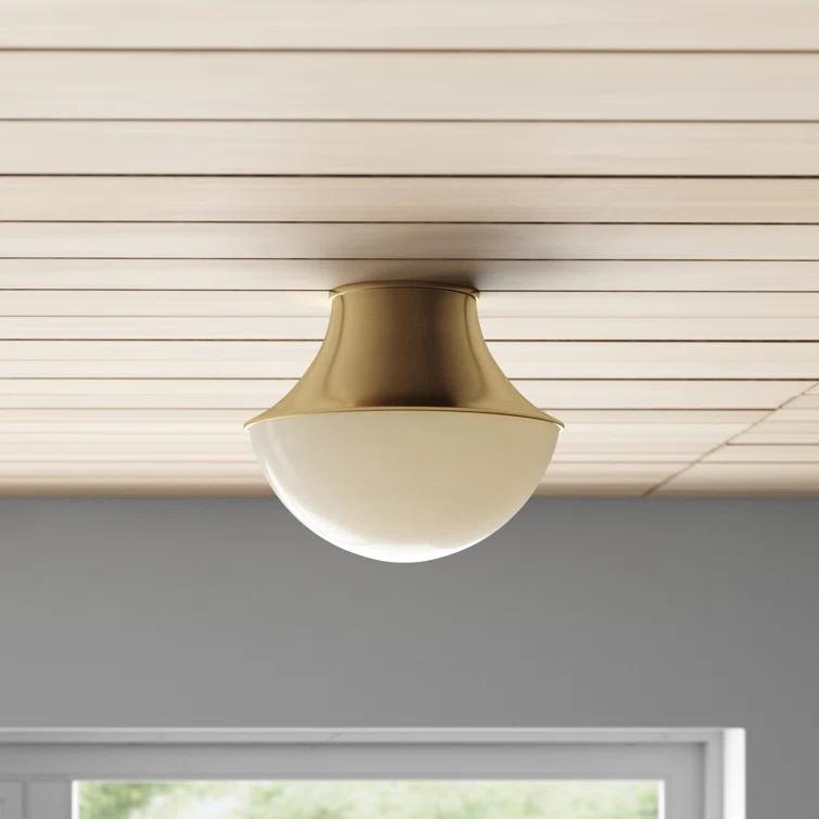 Randi Flush Mount Light - Brass