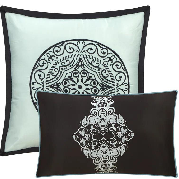 Nanshing America, Inc Arabesque 8 Piece Traditional Comforter Set