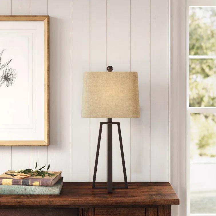 Dunaway Metal Tripod Lamp