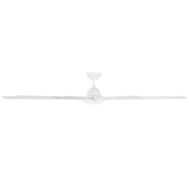 Modern Forms Hydra 8 - Blade Outdoor LED Smart Standard Ceiling Fan with Wall Control and Light Kit Included, Works With Alexa and iOS or Android App