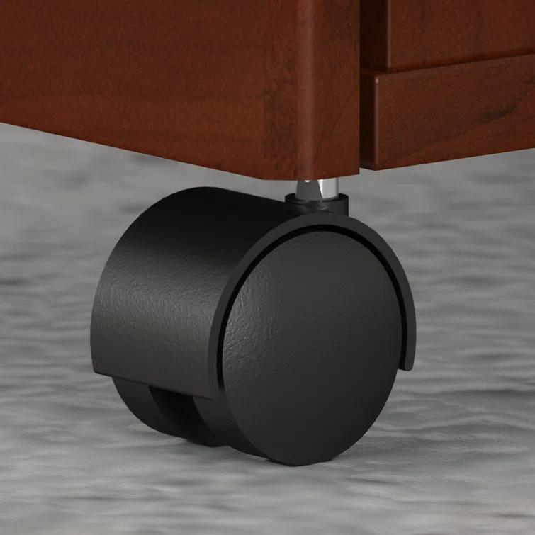 Studio C Executive Office Desk with Mobile File Cabinet