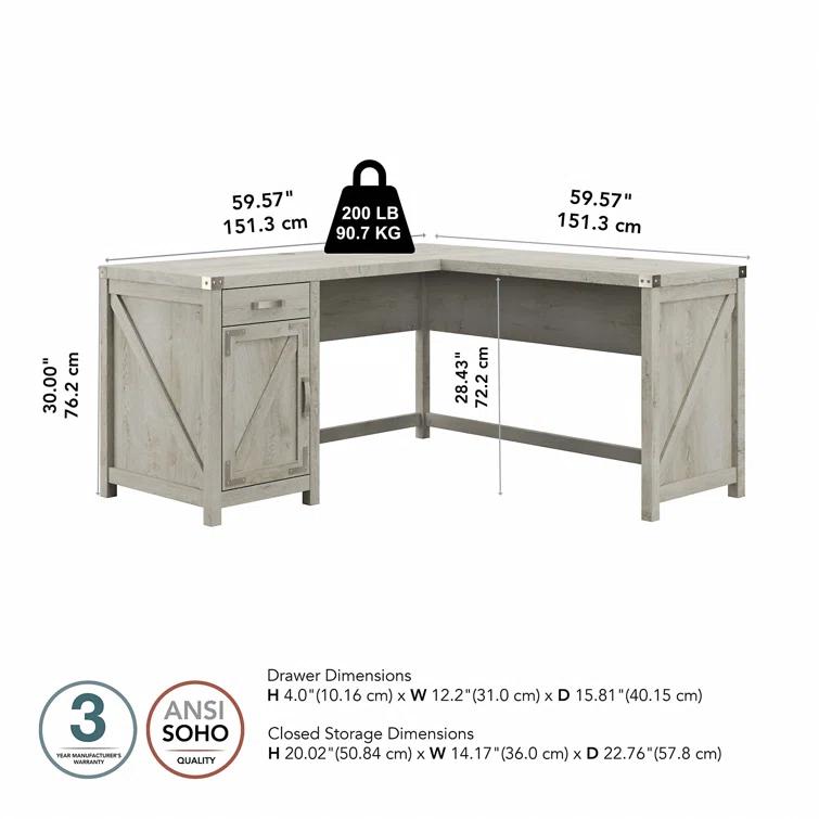 Egils Cottage Grove L-Shaped Desk