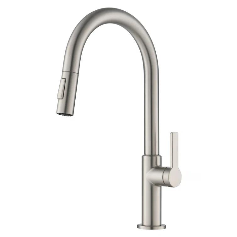 KRAUS Oletto Single Handle Pull Down Kitchen Faucet