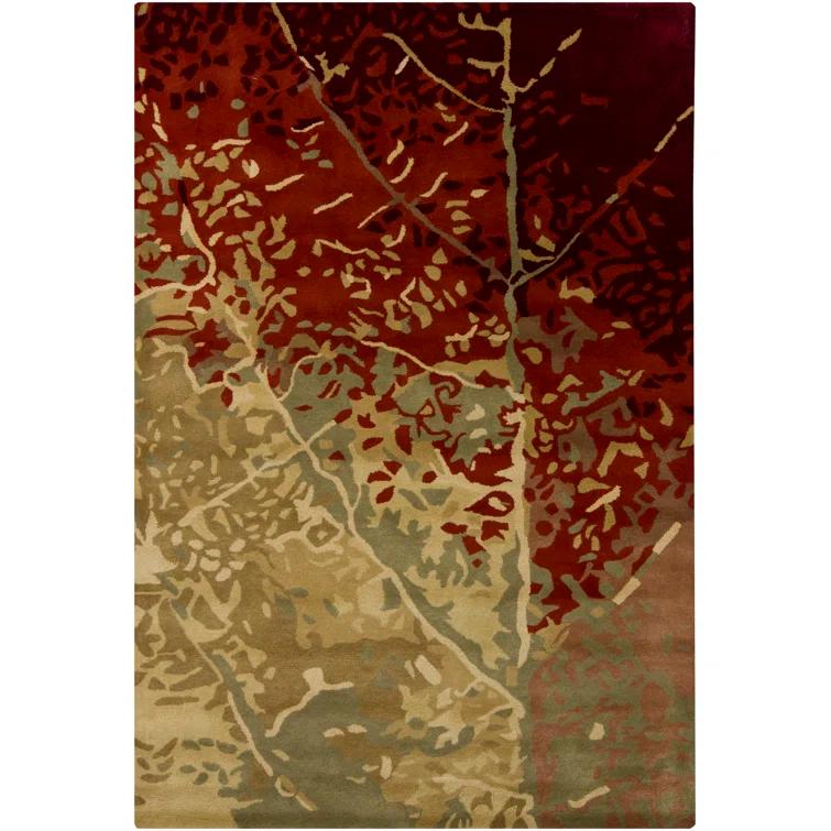 Nirvana Wool Floral Area Rug