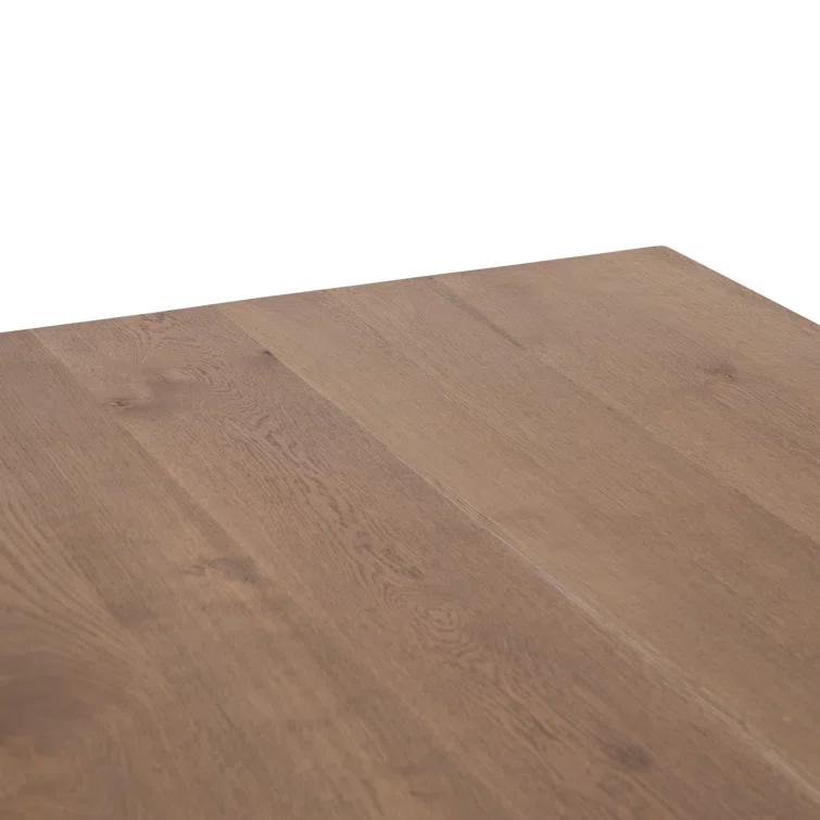 Brennan 94" Dove Oak and Pewter Rectangular Dining Table