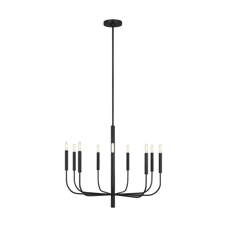 Ellen DeGeneres Brianna Aged Iron 9-Light Traditional Chandelier
