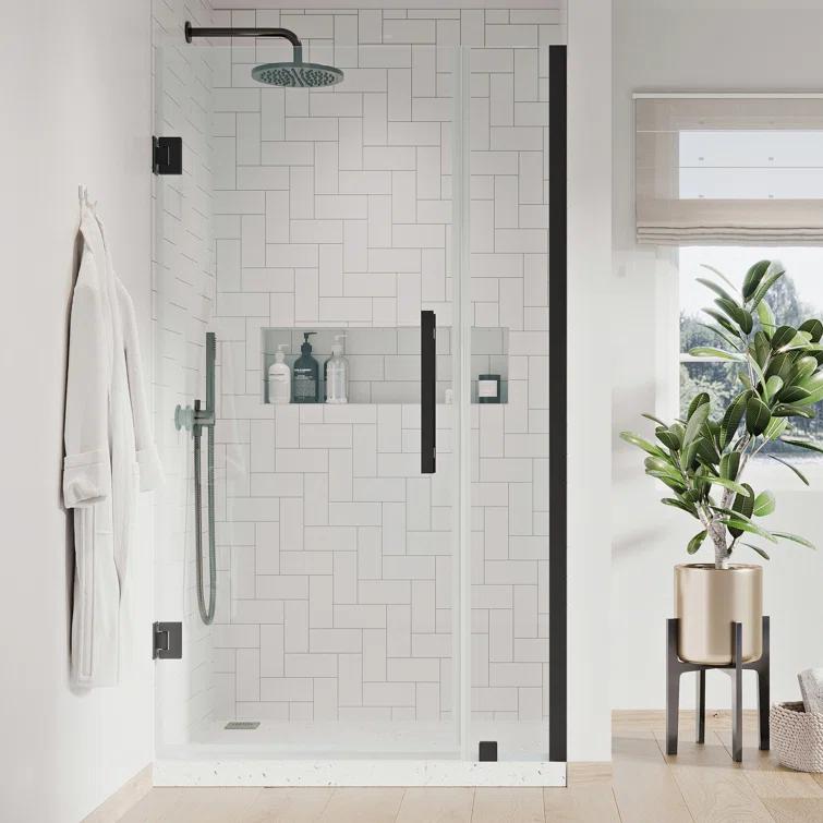Ove Decors Endless Tampa-Pro 31" W x 72" H Alcove Frameless Shower Kit, Door, Panel TP0110200