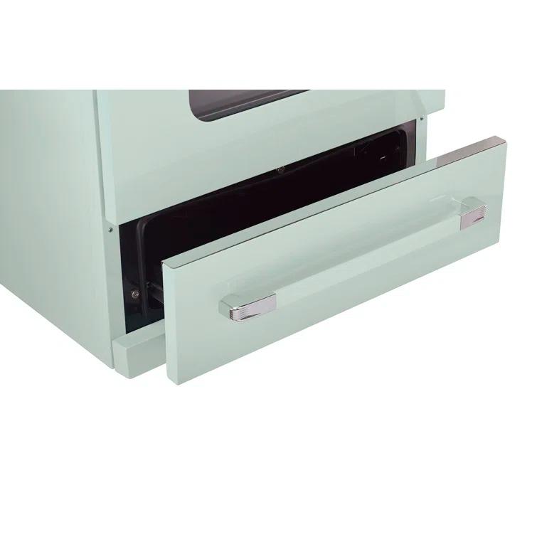 Unique Appliances Classic Retro 30" 4 burner 3.9 cu. ft. Freestanding Gas Range with Convection Oven UGP-30CR LG