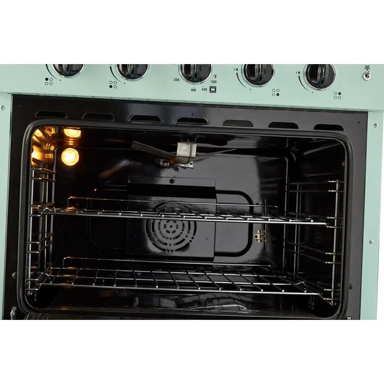 Unique Appliances Classic Retro 30" 4 burner 3.9 cu. ft. Freestanding Gas Range with Convection Oven UGP-30CR LG