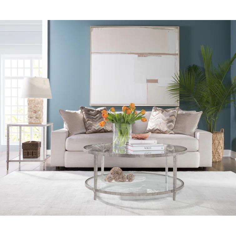 Metal Designs Claret Rectangular End Table