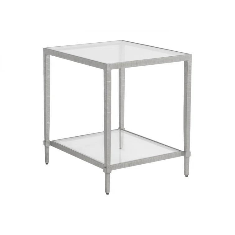 Metal Designs Claret Rectangular End Table
