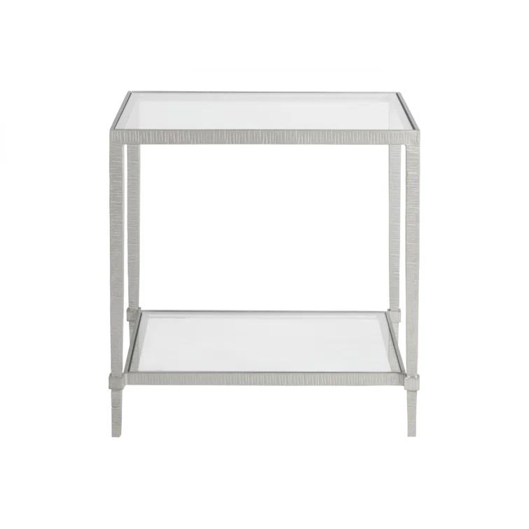 Metal Designs Claret Rectangular End Table