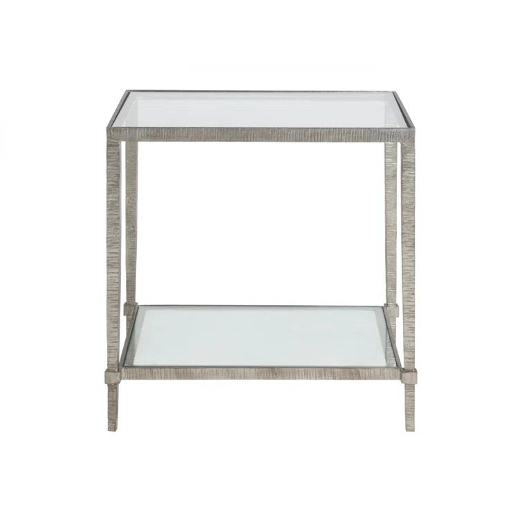 Metal Designs Claret Rectangular End Table