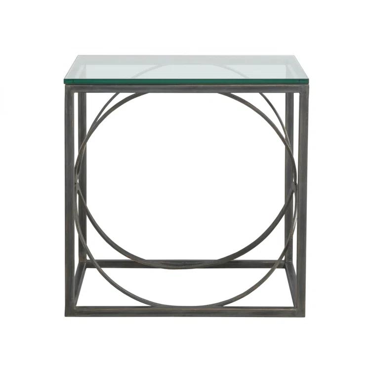Metal Designs Ellipse Rectangular End Table