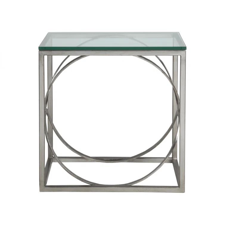 Metal Designs Ellipse Rectangular End Table