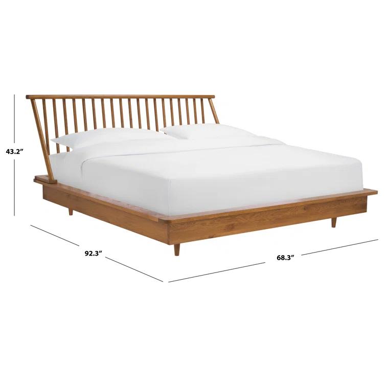 Thalia Solid Wood Slat Bed
