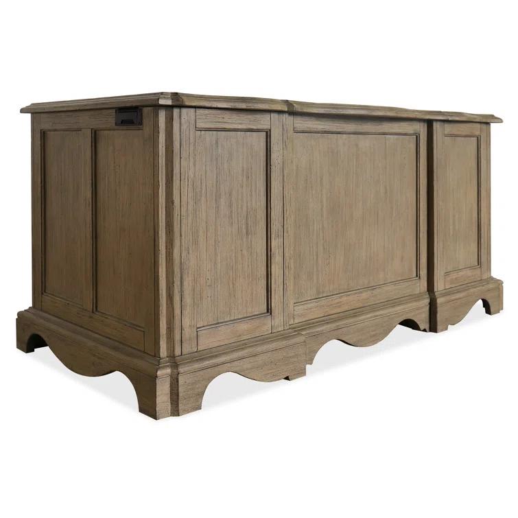 Hooker Furniture Corsica Solid Wood Base Executive Desk