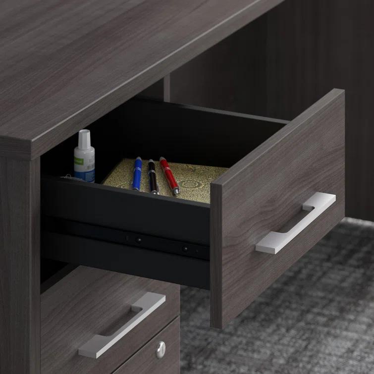 Office 500 72W L Shaped Executive Desk with Drawers
