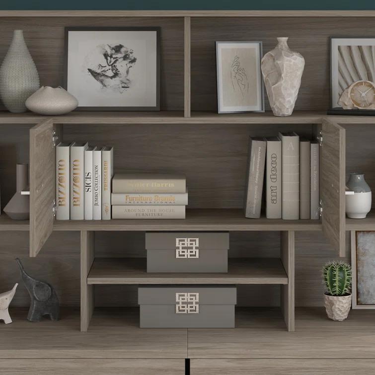 Office 500 40'' H x 71'' W Reversible Desk Hutch