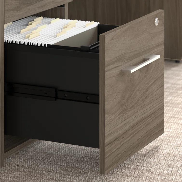 Office 500 72W L Shaped Executive Desk with Drawers