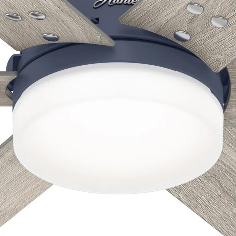 Hunter Fan 44" Pacer 6 - Blade Ceiling Fan with Lights and Remote