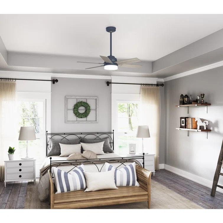 Hunter Fan 44" Pacer 6 - Blade Ceiling Fan with Lights and Remote