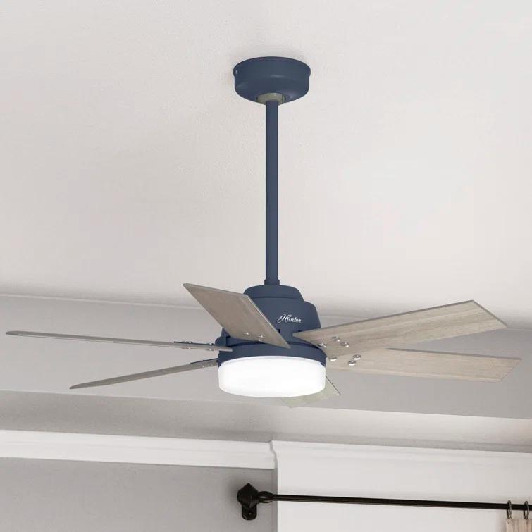 Hunter Fan 44" Pacer 6 - Blade Ceiling Fan with Lights and Remote