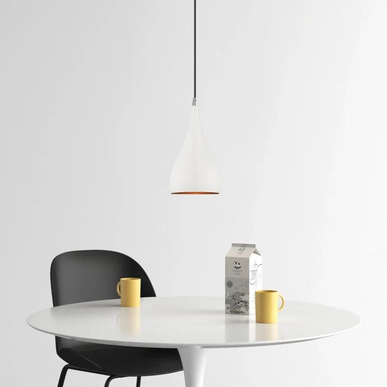 Schultz Single Light Metal Dimmable Pendant