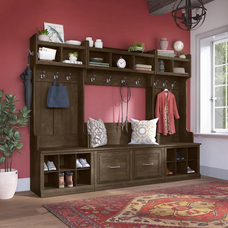 Kierra Hall Tree 24'' W with Bench and Shoe Storage