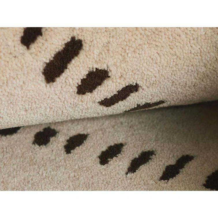 Posey Hand-Tufted Wool Rug - Ivory / 3'6" x 5'6"