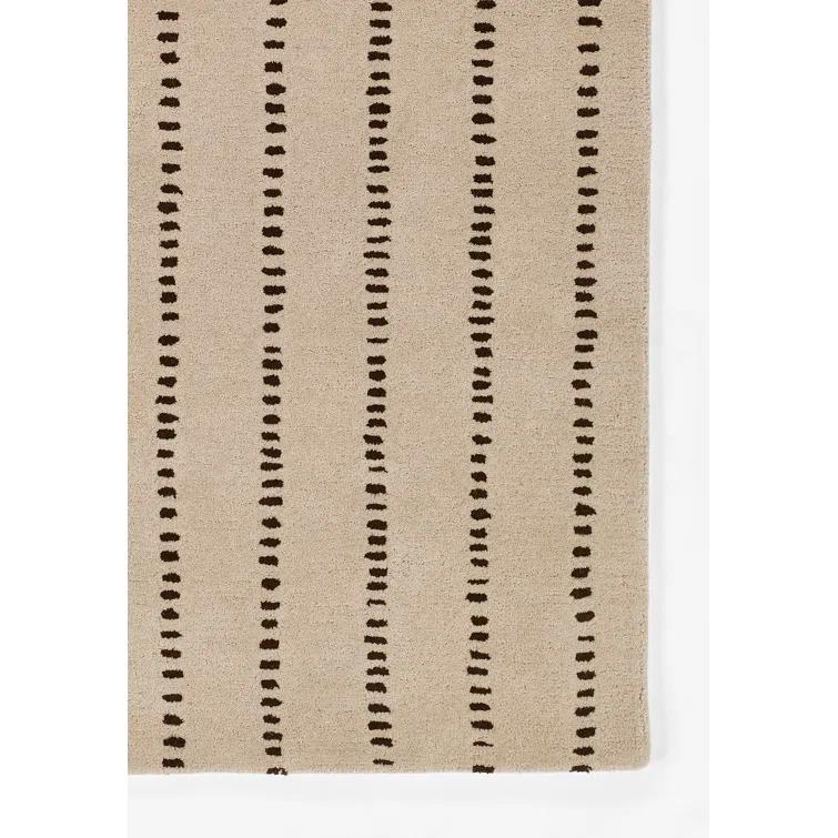 Posey Hand-Tufted Wool Rug - Ivory / 3'6" x 5'6"