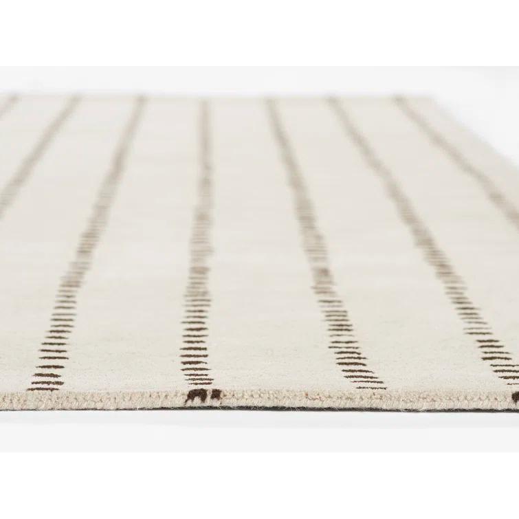 Posey Hand-Tufted Wool Rug - Ivory / 3'6" x 5'6"
