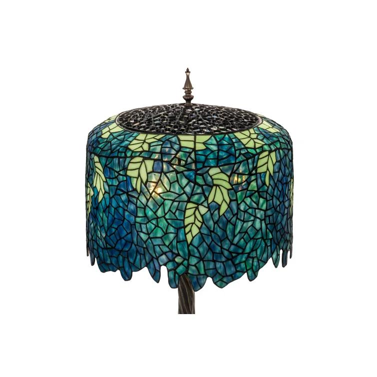 28" High Tiffany Wisteria Table Lamp