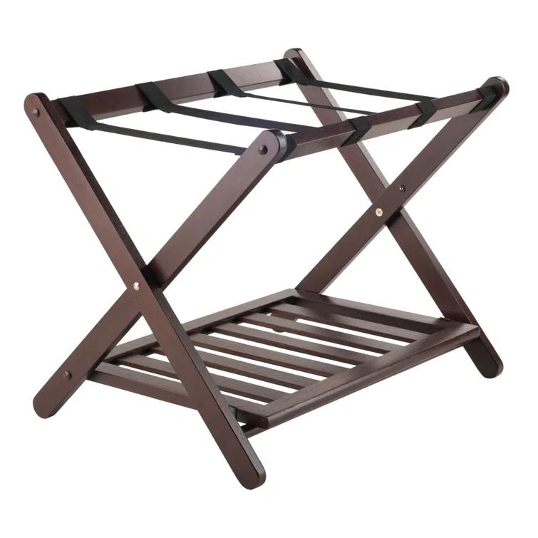 Folding Wood Luggage Rack